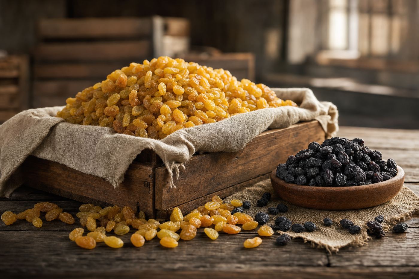 Maviz and raisins